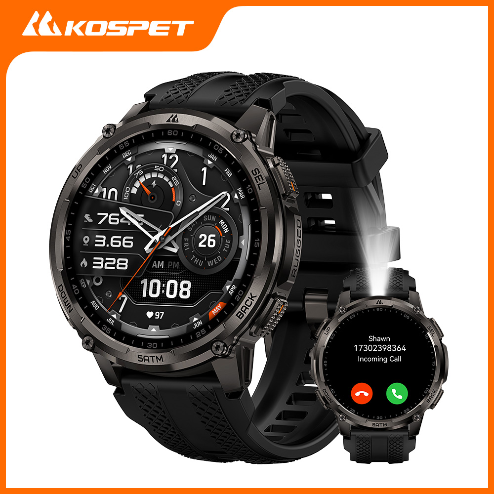 Smartwatch Health Watches For Men - Reloj inteligente KOSPET TANK T4C para