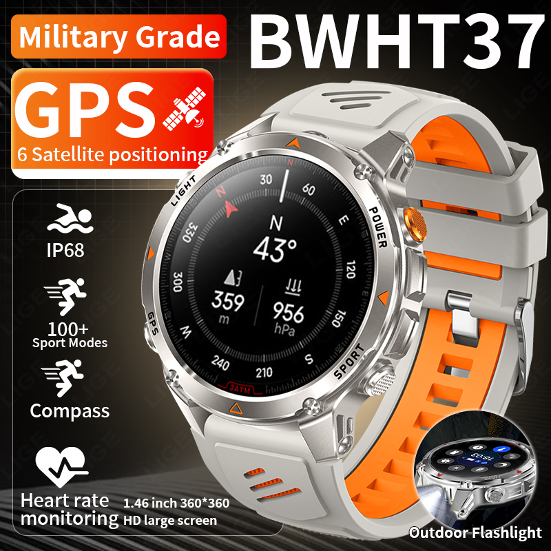 Smartwatch Watches Smart - LIGE-reloj inteligente con seguimiento GPS resistente