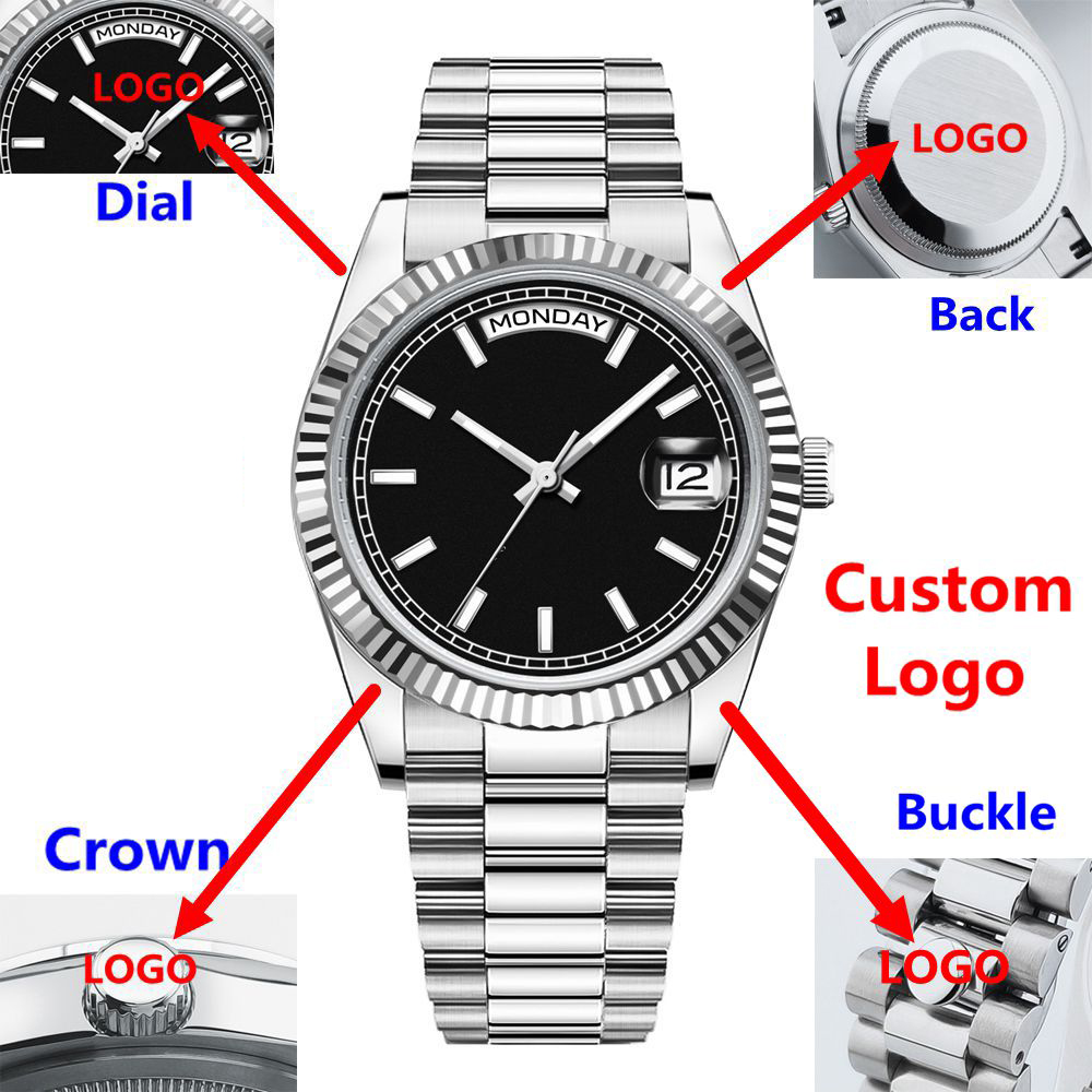 Waterproof Diving Watch - Reloj de hombre con logotipo personalizado,