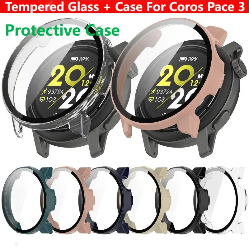 Smartwatch English - Vidrio templado + funda para Coros