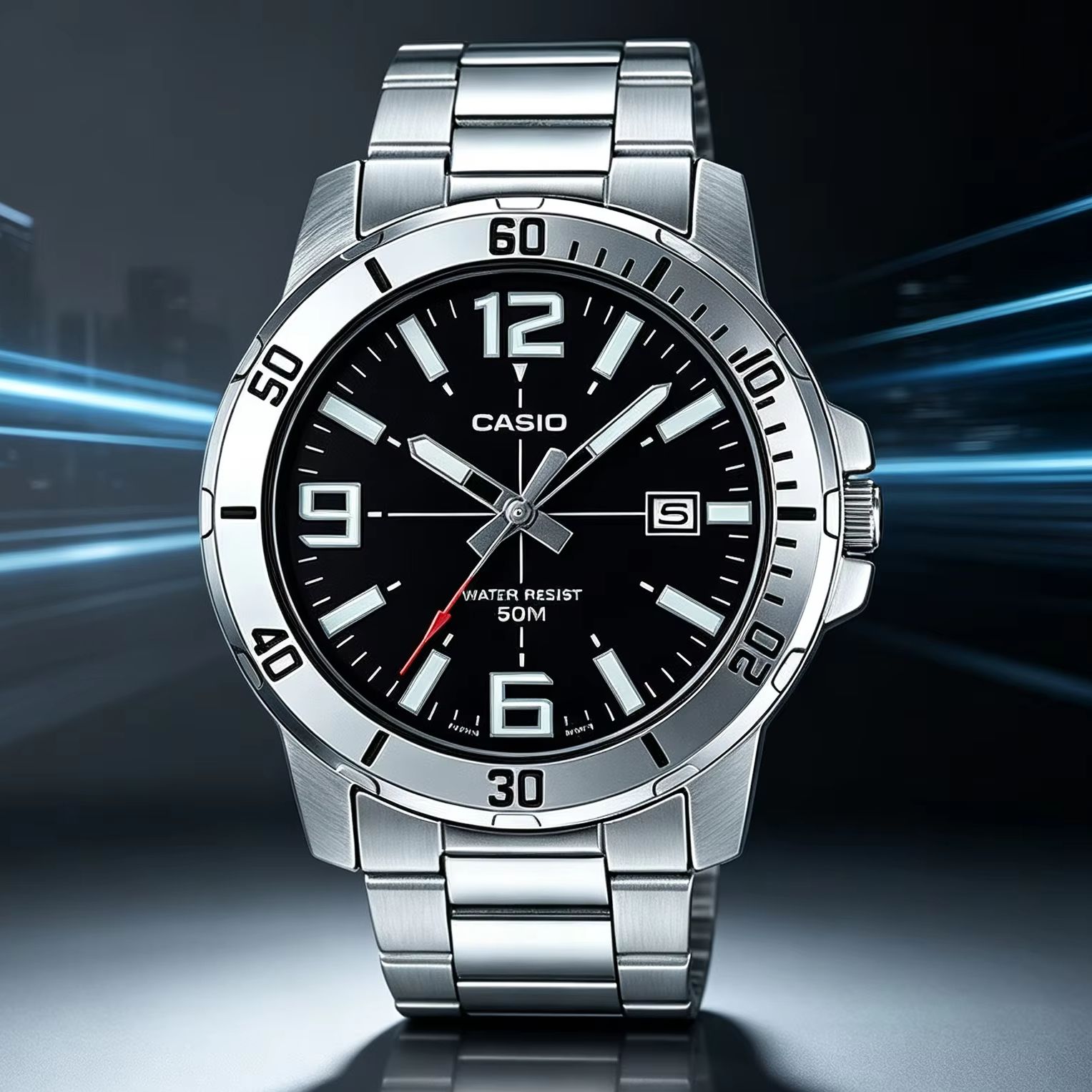 Smartwatch Casio Watches For Men - Reloj analógico clásico para hombre Casio