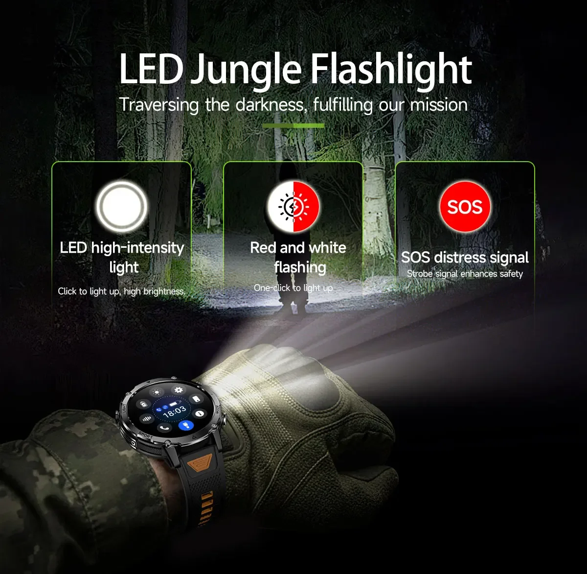 Reloj inteligente con batería  - Smartwatch Watches Brands For Men reseña y precio