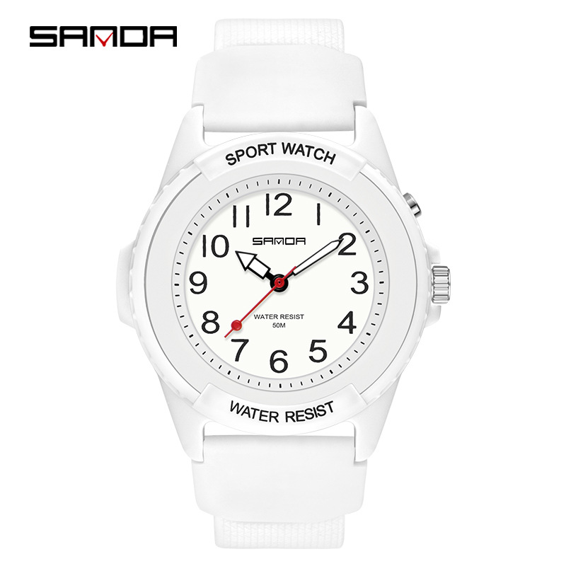 SANDA 6018 nuevos relojes de m - Waterproof Diving Watch reseña y precio