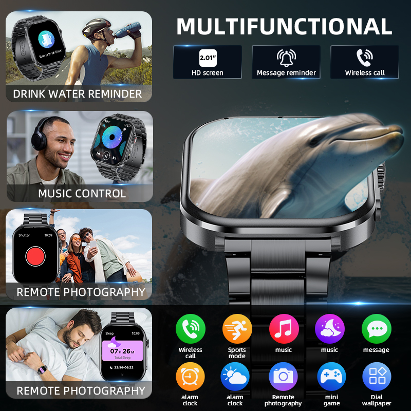 Reloj Inteligente LIGE para Ho - Smartwatch Health Watches For Men reseña y precio