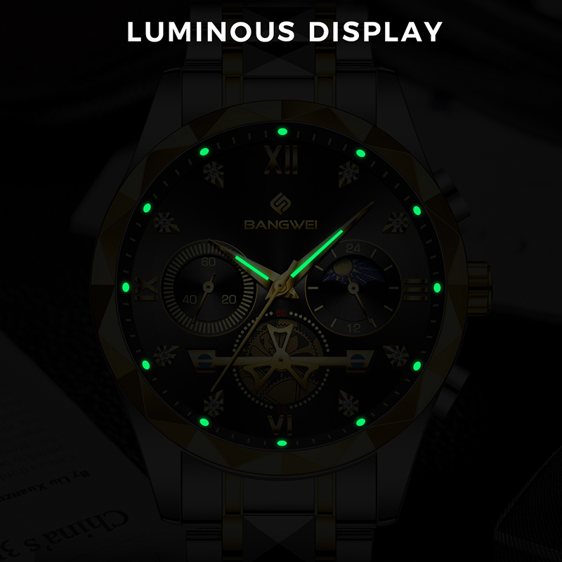 Relojes BANGWEI para hombre, m - Smartwatch Watches Brands For Men reseña y precio