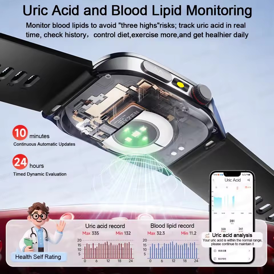Reloj inteligente para hombre, - Smartwatch Health Watches For Men reseña y precio