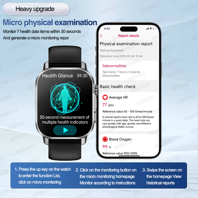 Nuevo Reloj Inteligente para D - Smartwatch Health Watches For Men reseña y precio