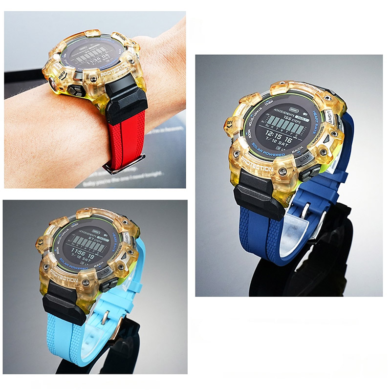 Correa de goma FKM para G-SHOC - Smartwatch Casio Watches For Men reseña y precio