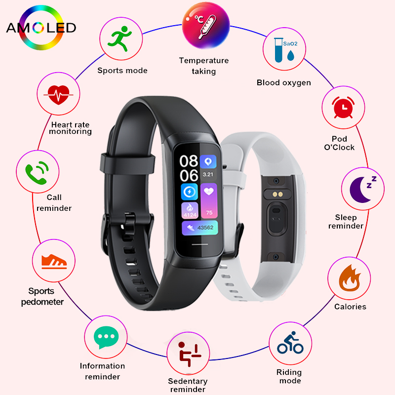 LIGE 1,1 pulgadas Amoled Monit - Smartwatch Health Watches For Men reseña y precio