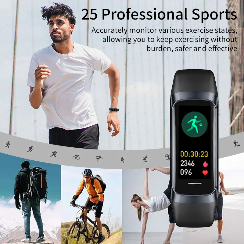 LIGE 1,1 pulgadas Amoled Monit - Smartwatch Health Watches For Men reseña y precio