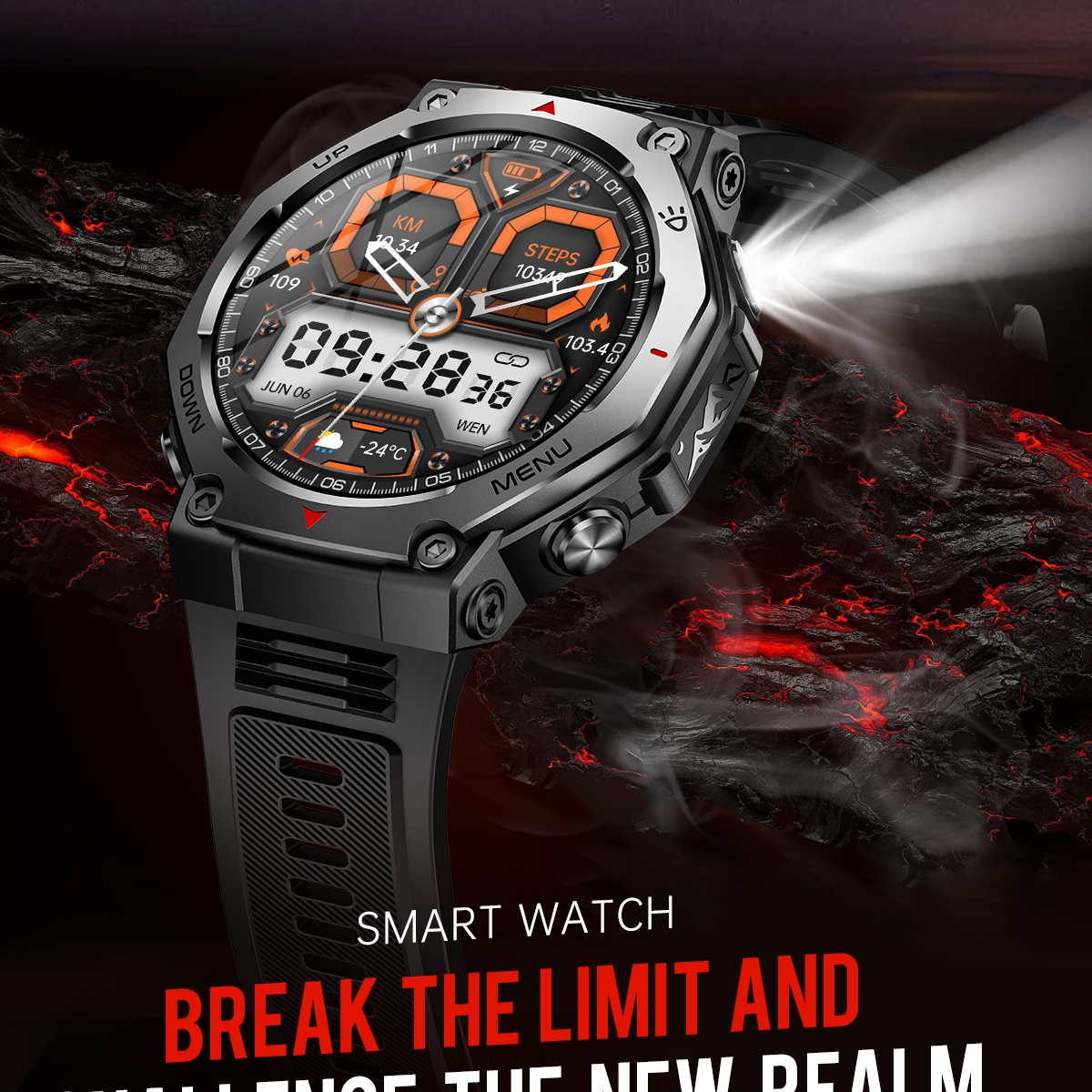 Reloj Inteligente VWAR T-Rex U - Watch Vs Amazfit reseña y precio