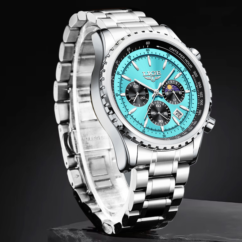 Reloj LIGE de moda para hombre - Smartwatch Watches Brands For Men reseña y precio