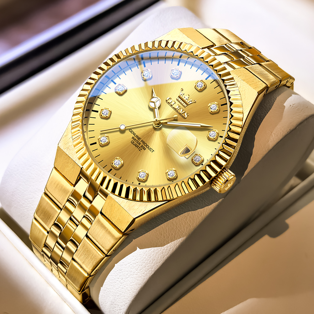 OLEVS, nuevo reloj de moda par - Smartwatch Watches Brands For Men reseña y precio